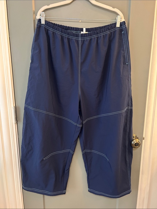 Offline Pants - Offline by aerie Barrel  Navy Blue Women's Barrel pants